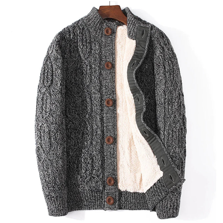 Elegant Wool-Cashmere Cardigan