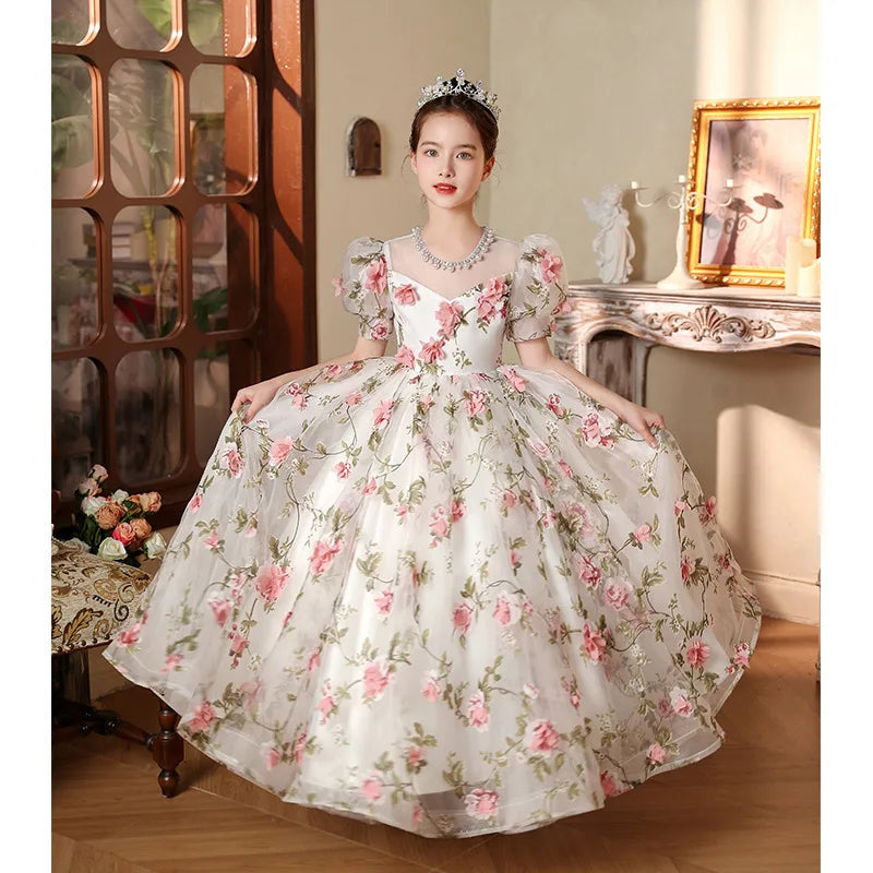 Fashionable Flower Princess Party Dress