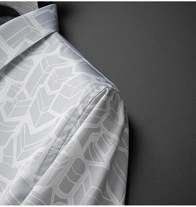 Luxury Non-Ironing Silk Shirt