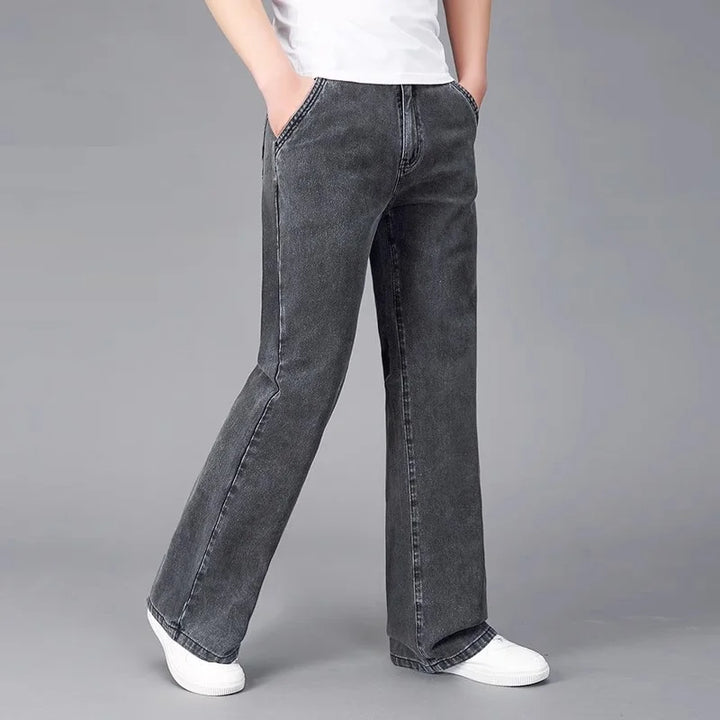 Lightweight Wide-Leg Jeans Pants