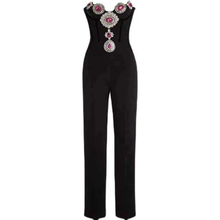 Remember Me Strapless Twist Jumpsuit