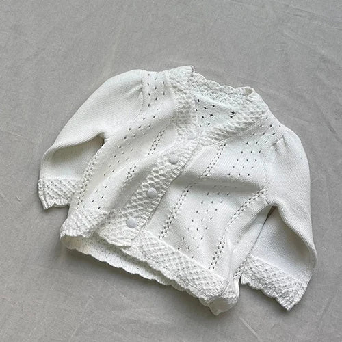 Elegant Toddler Baby Girl Knitting Cardigan