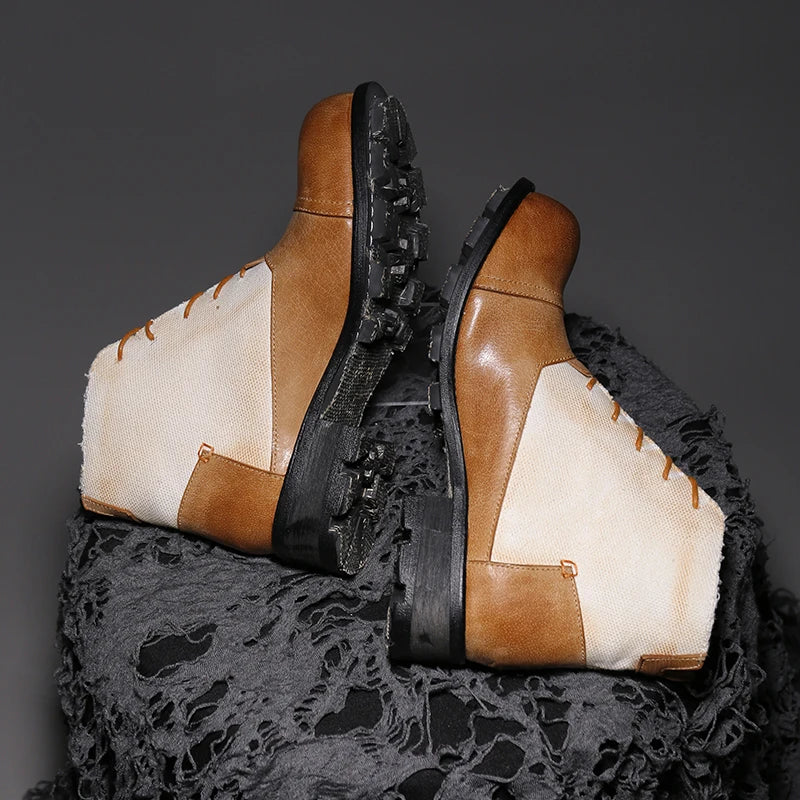 Majestic High-Top Calf Leather Boots