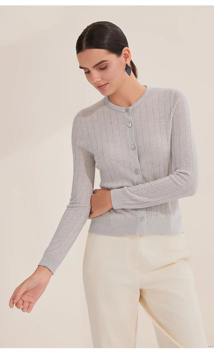 Timeless Superfine Merino Wool Cardigan