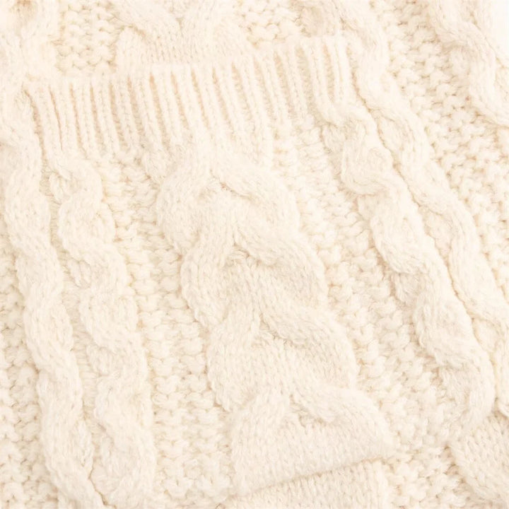 Refined Knitted Mid-Length Coat