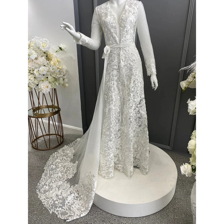 Lace Appliqued Bridal Bliss Gown