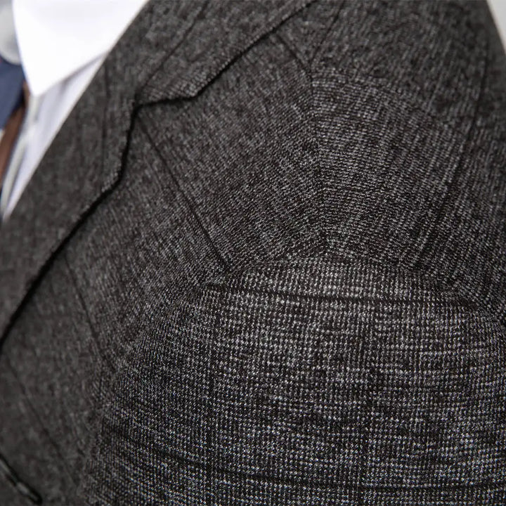 Modern British Plaid Business Suits