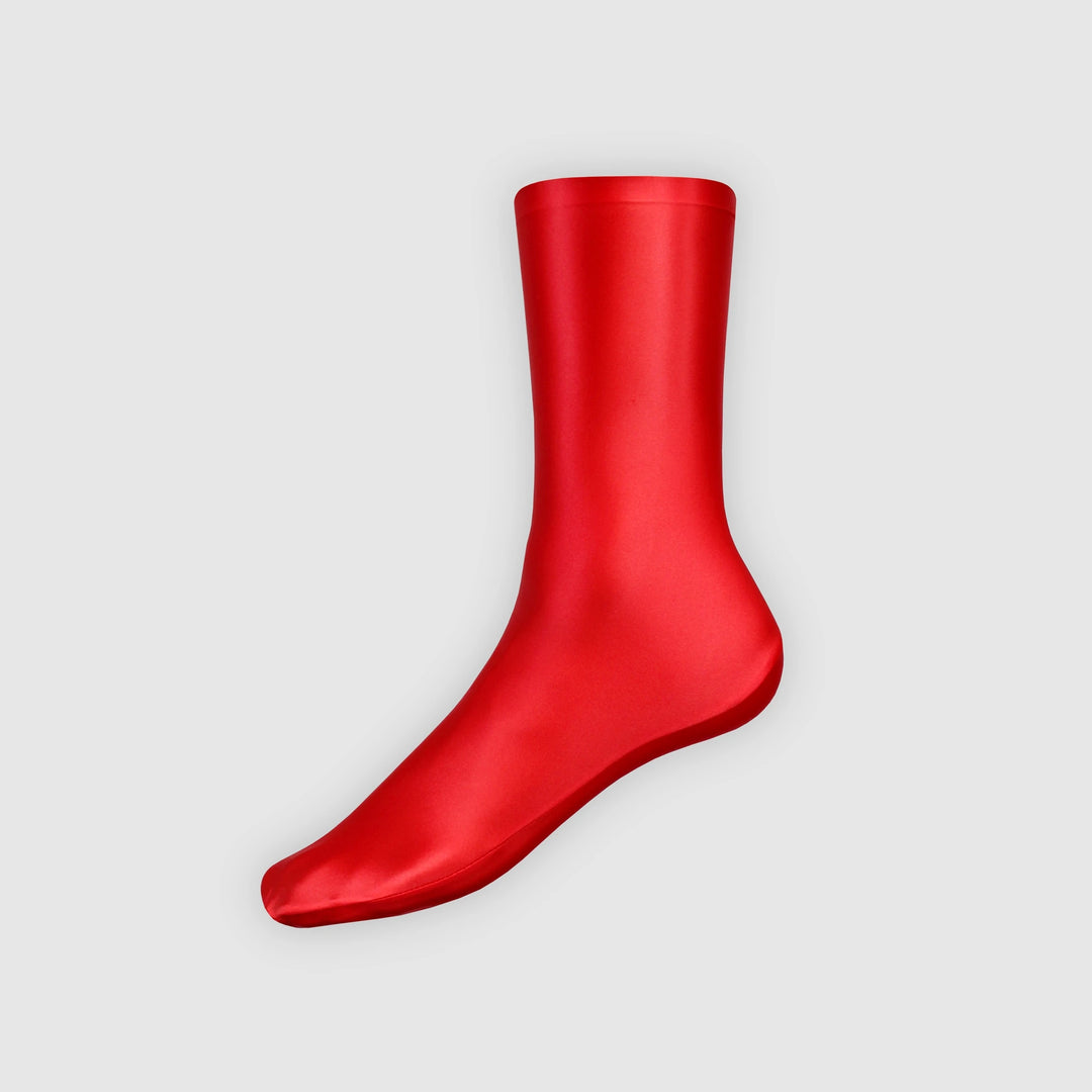 Luxury Glossy Satin High Tube Socks