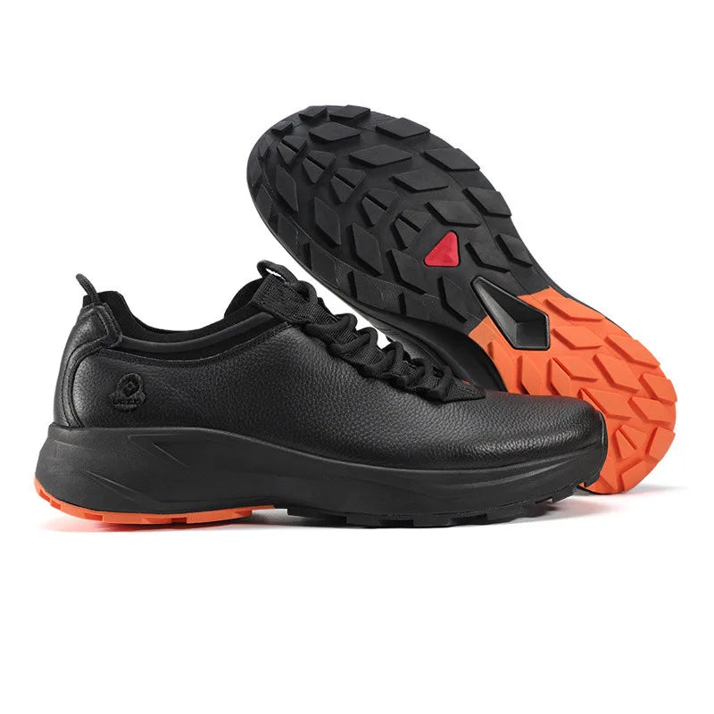 Premium Athletic Walking Leather Sneakers