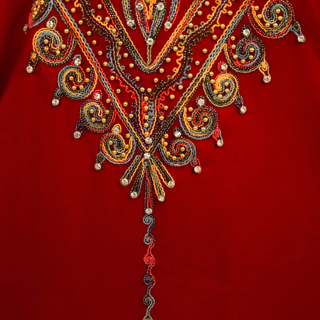 Luxury Embroidery Jalabiya Abaya