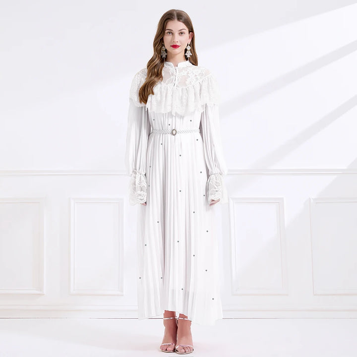 Wonderful Lace Spliced Party Dress