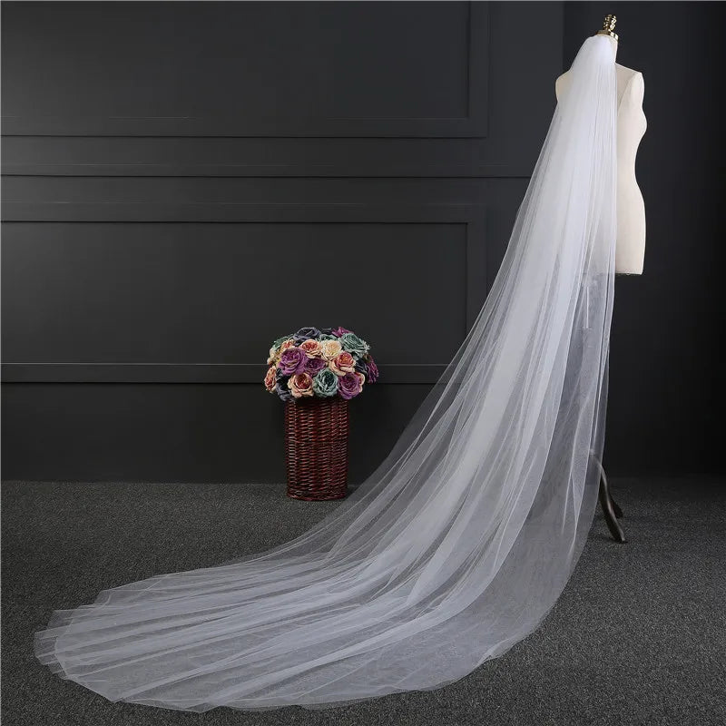 Romantic Double-Layer Soft Bridal Veil