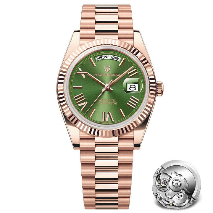 Luxury Automatic Sapphire Glass Watch