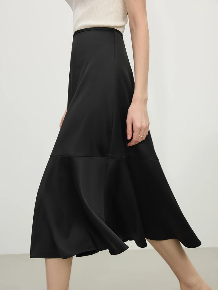 Smart Asymmetric Fishtail Skirt