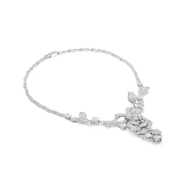 Refined Synthetic Zircon Pendant Necklace