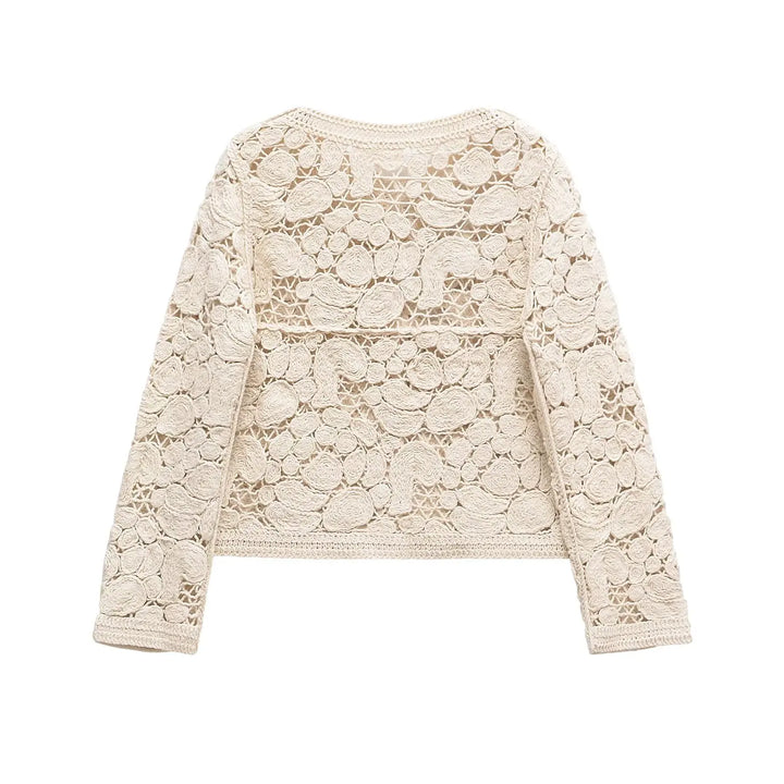 Trendy Leisure Style Knot Knitted Coat