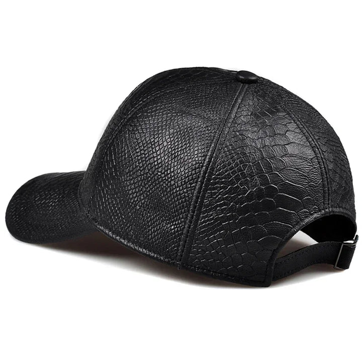 Smart Sheepskin Leather Baseball Cap