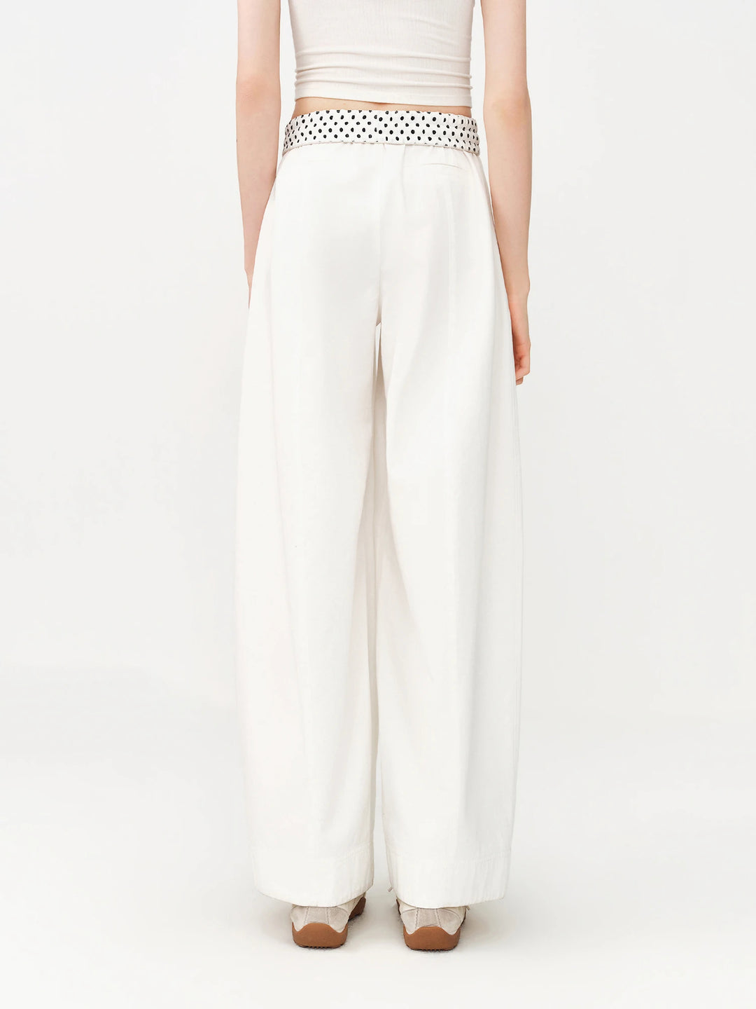 Fashionable Herringbone Slim-Fit Pants