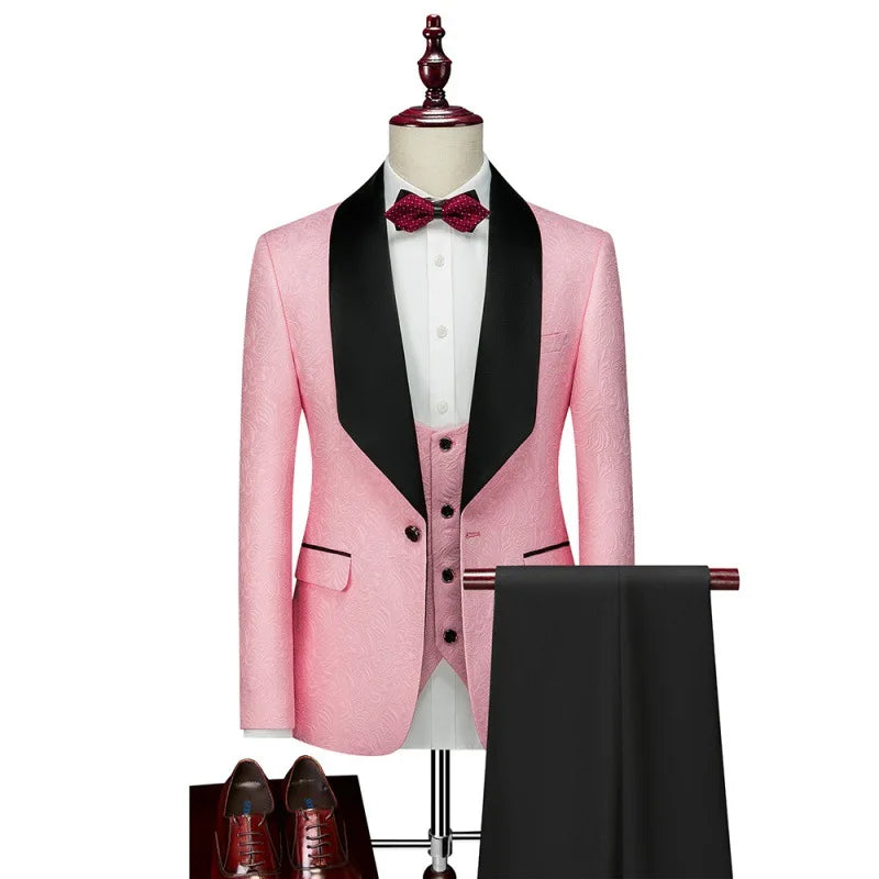 Modish Men's Three-Piece Formal Suit