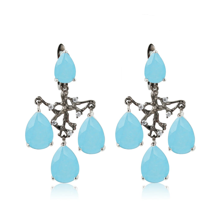 Lovely Smoky Quartz Branch Earrings