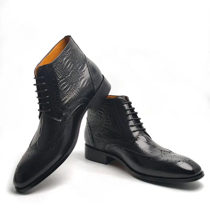 Premium Top Lace Up Trendy Boots