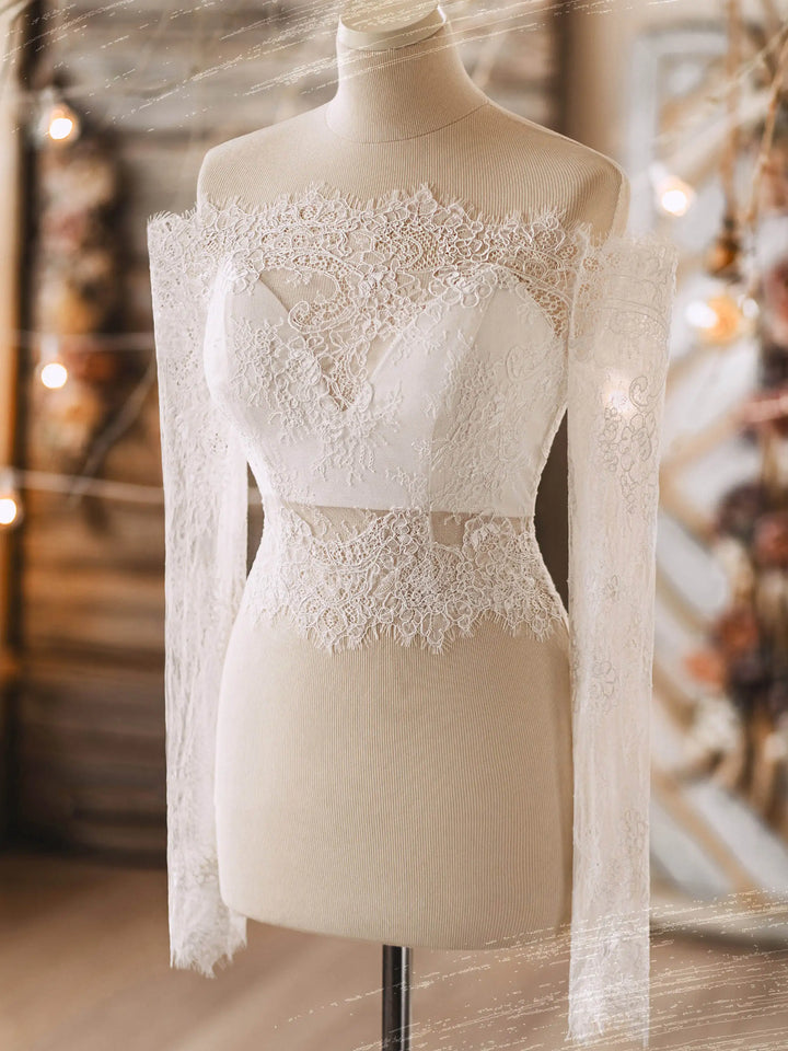 Timeless Off Shoulder Bridal Jacket