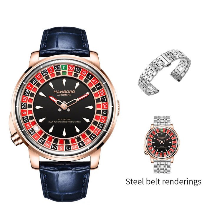 Classic Roulette Wheel Fully Automatic Watch