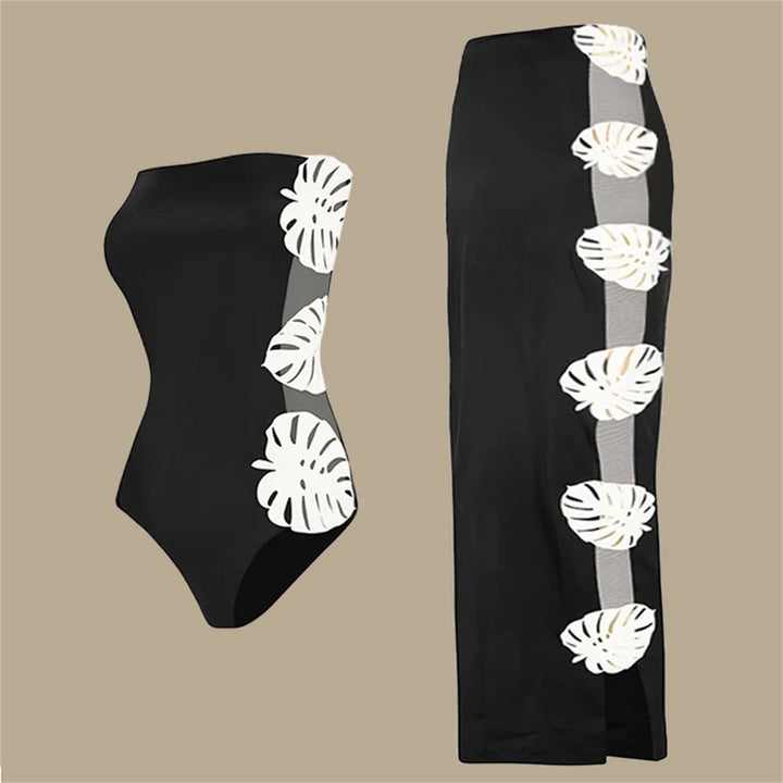 Stylish Hollow Laser Cut Bikini Set