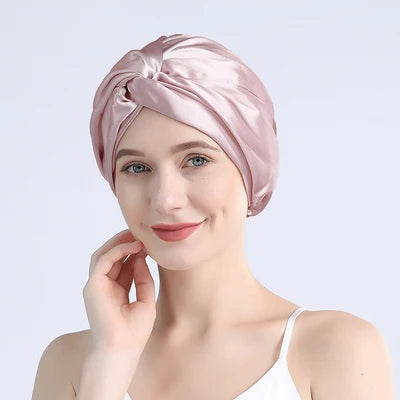 Premium Mulberry Silk Turban Bonnets