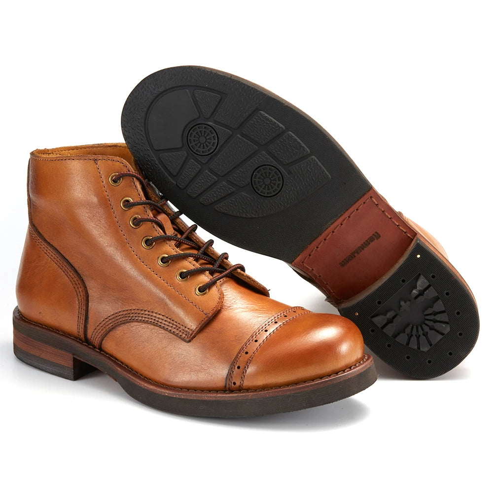 Precision Stitch Wear-Resistant Combat Boots