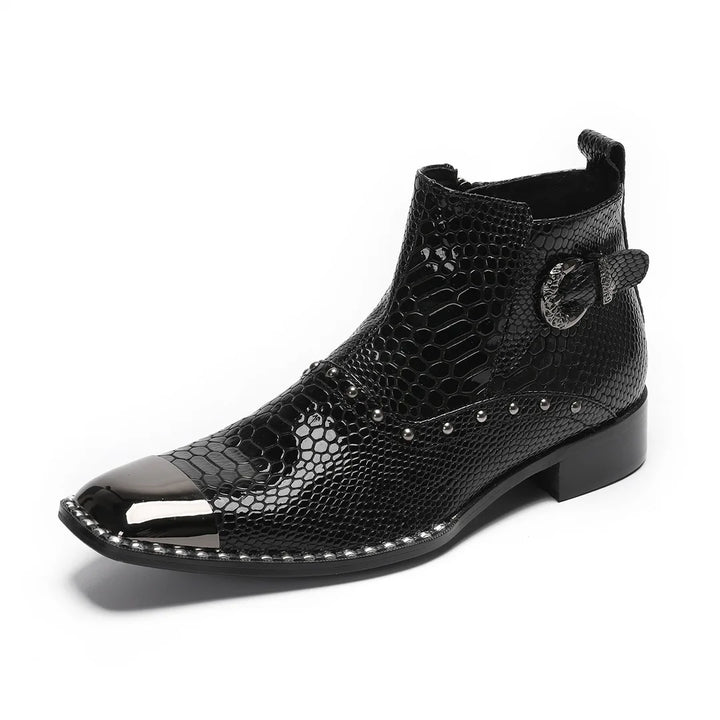 Refined Pointed Toe Zip Ankle Boots
