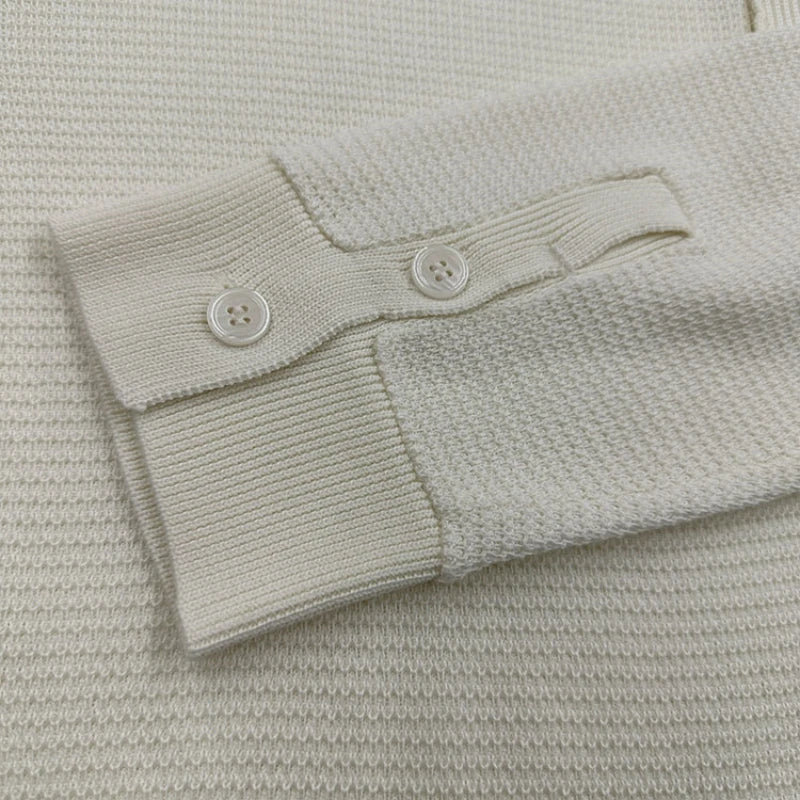 Pretty Knitted Women's Loose Sweatshirt