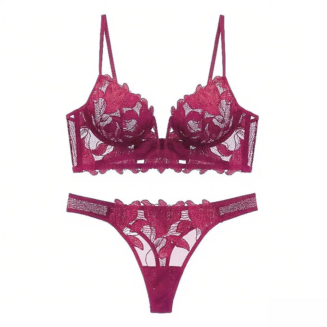 Classic Embroidered Ultra-Thin Lingerie