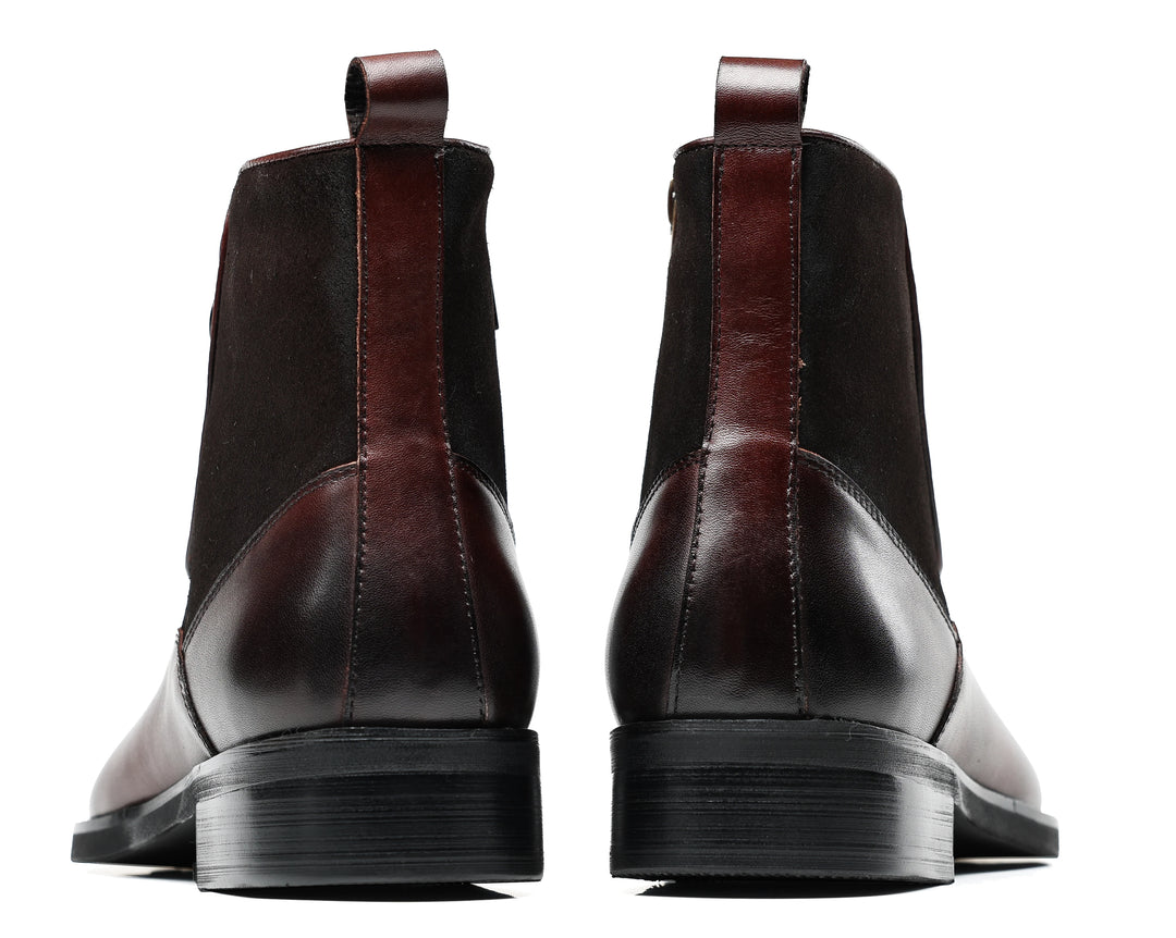 Trendy High-Top Zipper Chelsea Boots