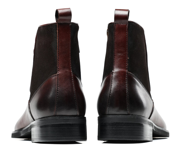 Trendy High-Top Zipper Chelsea Boots