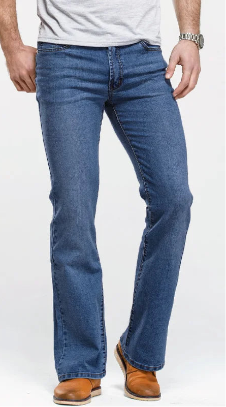 Slightly Flared Bootcut Jeans Pants