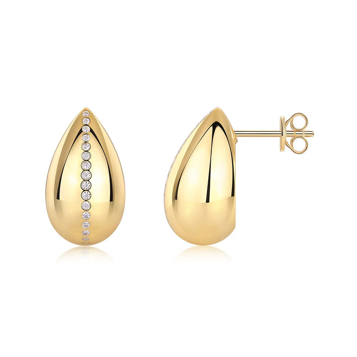 Regal Moissanite Diamond Drop Earrings