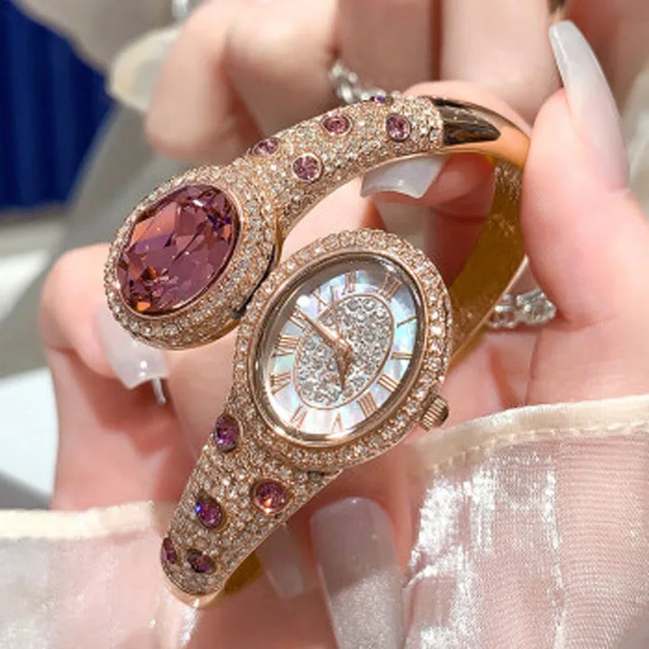 Luxury Crystal Quartz Watch