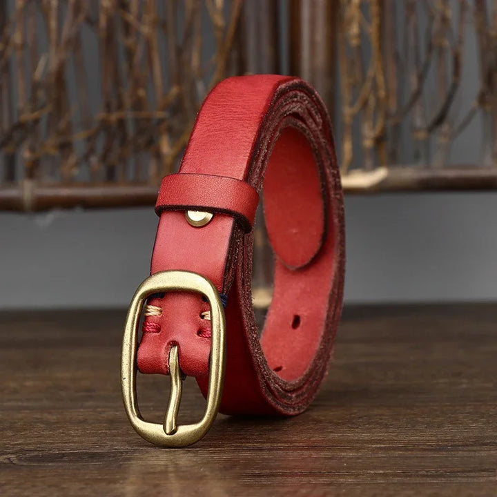 Retro Genuine Leather Adjustable Belt