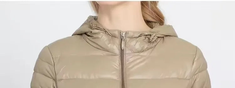 Fancy Warm Puffer Down Overcoat