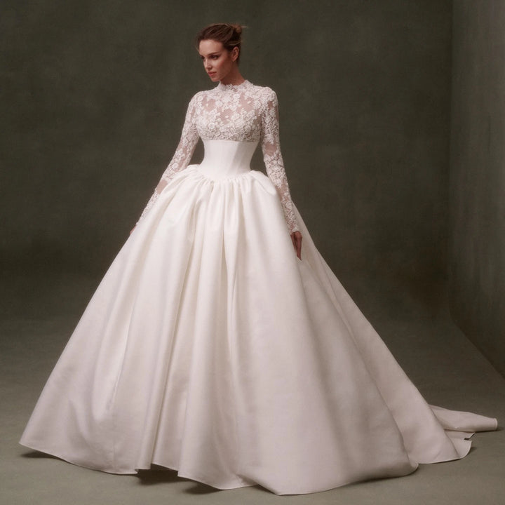 Classic High Neck Bridal Couture