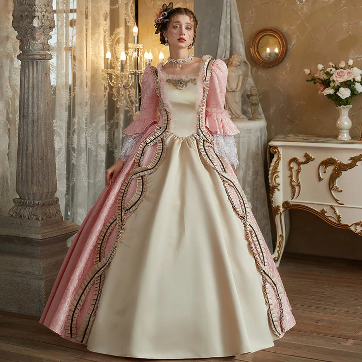 Victorian Style Medieval Court Evening Gown