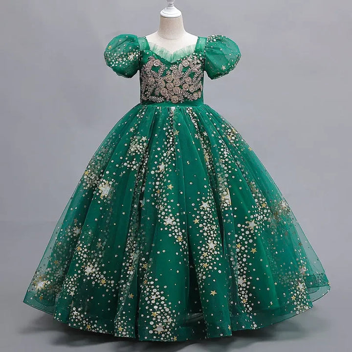 Charming Sequin Flower Girl&