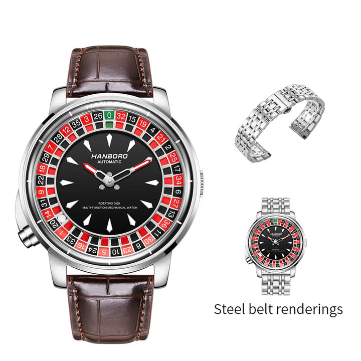 Classic Roulette Wheel Fully Automatic Watch
