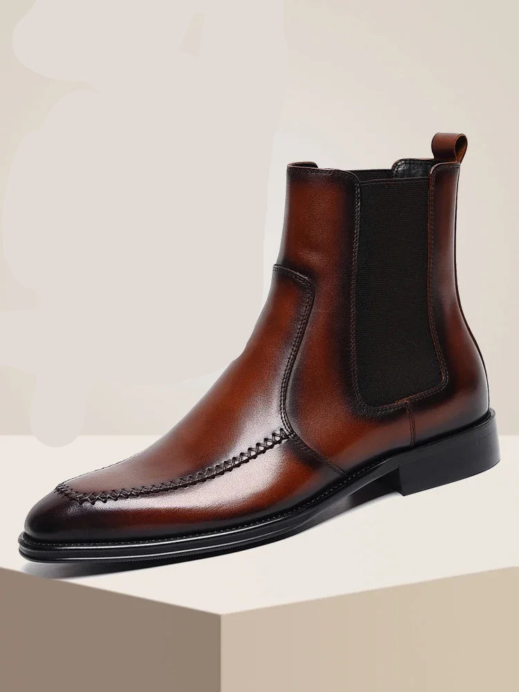 Attractive Pointed Toe Chelsea Boots