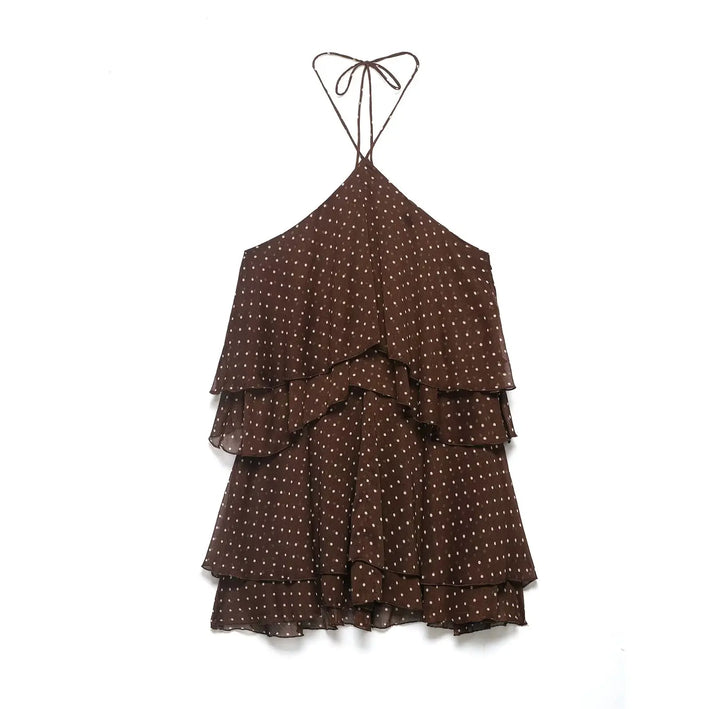 Lovely Ruffle Layered Mini Dress