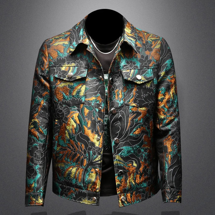 Fancy Embroidered Jacquard Jacket