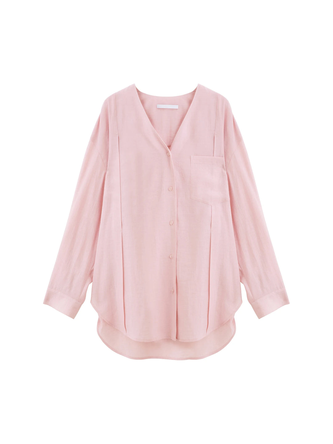 Comfortable V-Neck Linen Shirt