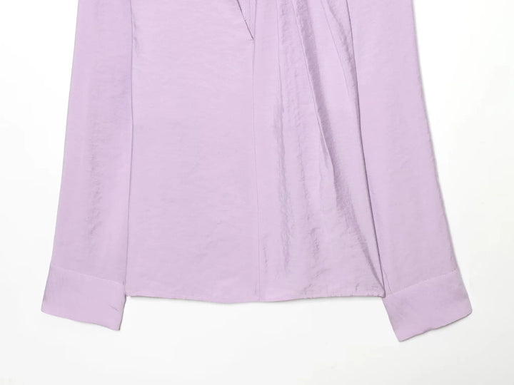 Smart Twist Collar Blouse