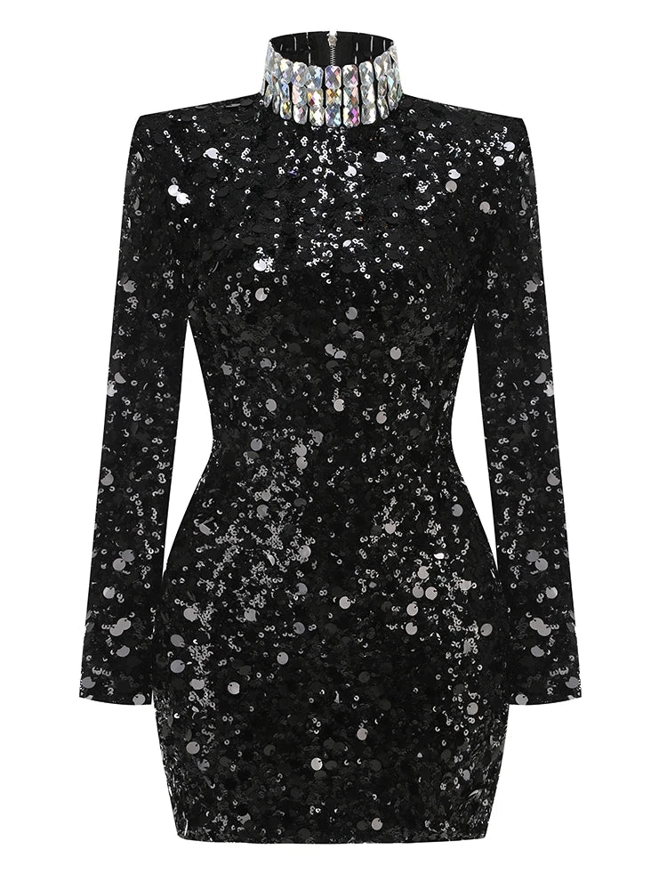 Glamorous Turtleneck Mini Dress